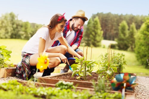 Garden makeover ideas for a Turnhamgreen home with new planting and patio space
